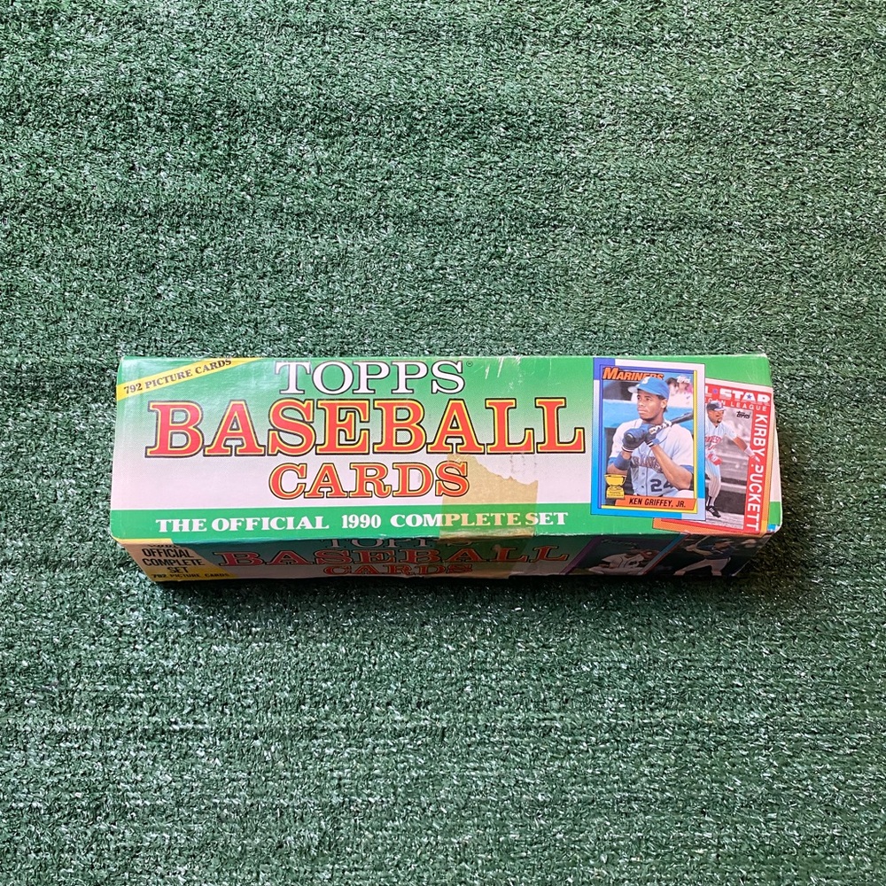 1990 Topps Baseball Complete Set | 792 Cards | Not Sealed, May Be Incomplete NM
